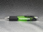 Huntington Bank Welcome Clear Green Black White Silver Advertising Ballpoint Pen