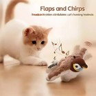 Electronic Interactive Flying Bird Cat Toys Pet Simulation Sparrow Usb Recharge