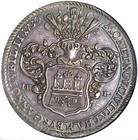 1730 Ngc Au 58 Thaler Hamburg German State Commemorative Silver Coin  26053103c 