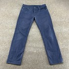 Levis 511 Jeans Mens 32x32 Blue Slim Fit Skinny Dark Wash Cotton Stretch Denim