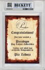 1991 -pia Zadora- Beckett Signed autograph auto Pro Set Superstars Musicard Card