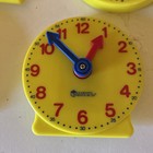 Learning Resources 4    Student Clock Teaching Demonstration Clocks Lot Of 7