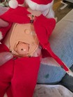 Rosy Battery Operated Santa Claus Toy Red Suit No Belt Christmas 1968 Tested  