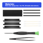 Pre Cut Light Seal Trap Kit Film Back Repair Kit For  Hasselblad A12 A16 3pcs
