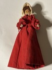 Trio Of Vintage Clothespin peg Dolls  Painted Faces  Felt Dresses