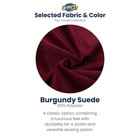 Ultimate Sack 6ft Bean Bag Chair  Oversized Lounger  Burgundy Suede  open Box 
