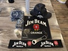 Jim Beam Distillery Lot  Rubber Bar Mats  Bottle Opener  Hats  Flask With Golf T