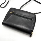 Vintage Franklin Covey Planner Cover Crossbody Strap 6 Ring Binder Black Leather