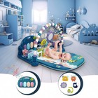 Zef-baby Play Mat Baby Gym funny Play Piano Tummy Time Baby Activity Gym Mat Wit