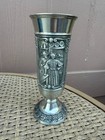 German Pewter Footed Goblet 95   Zinn   Pewter Made In Germany Beer Stein 7 
