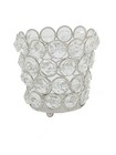 Tea Light Votive Led Candle Holders Cut Crystal Vintage Prism Silver Wedding 