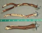 3 New Small Arizona Manzanita Handmade Bird Perches With Mounting Hardware 