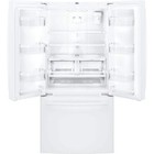 Ge Gne25jgkww 33 Inch Wide 24 8 Cu  Ft  Free Standing French Door Refrigerator