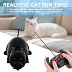 Remote Control Rat Mouse Cat Toy Realistic Rc Fake Rat Mouse Toy Flocking Wirele