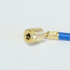 Yellow Jacket 22272 Plus Ii 1 4  Hvac Blue Charging Hose 72  With Anti-back Flow
