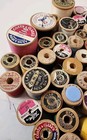 Vintage Wooden Spool Thread Spool Lot Of 80 Mixed