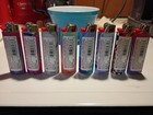 Bic Classic Multicolor Disposable Lighters Lot Of 8 Artistic Designs  lot 106 
