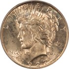 1927-d  1 Peace Dollar - Pcgs Ms-62  Original And Lustrous 