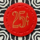 Nero s Den 25c  0 25 Trking Scrown Lynwood  California Gaming Casino Chip V426