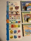 Leap Frog Little Touch Leap Pad Lot Of 7 Books   8 Cartridges Dora Seuss More 