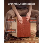 Cajon Box Drum Wooden Percussion Instrument Drum With Guitar Strings Birch Wood