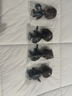 Beatles Complete Set Of Four Vintage 1964 Remco 4 1 4  Dolls With Instruments   