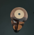 1990 David Collier Signed 9  Exotic Inlaid Exotic Wood   Brass Kaleidoscope Dsva