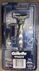 1 Gillette Mach 3 Turbo Metal Razor Blade 2 Refill Cartridge Metal Shaver Handle
