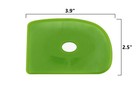 Green Medium Firm Silicone Pottery Ribs   Ultimate Ceramic Sculpting Tools Set F