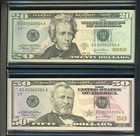 Series 2004  20    50 Chicago Evolutions Federal Reserve Note Matching Set Ogp