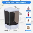 Soap Dispenser Wall Mount  33 8oz 1000ml Commercial Manual Soap Dispenser Wal   