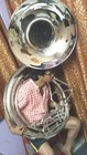 Sousaphone Big 25 bell Size Of Pure Brass In Chrome Polish free Cases  Free Ship