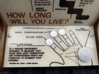 Guess Your Life Span  Glimpse Of Your Future  Quarter Operated Vintage Game