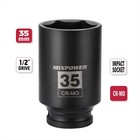 Mixpower 1 2  Drive Deep Impact Socket  Cr-mo  35 Mm  Metric  6 Point  35mm