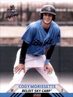 Cody Morissette Beloit Sky Carp Game Worn Maroon Rare Supper Clubbers Jersey  7