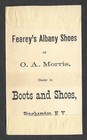 Victorian Trading Card - Fearey s Albany Shoes -  little Kittens   5l3 