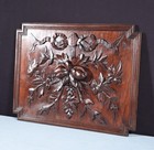 23  Wide Antique French Solid Oak Wood Louis Xvi Panel Highly Carved