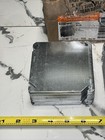 50 Qty  Bulk Lot- Raco 752 4  Galvanized Square Flat Blank Box Cover Hubbell New