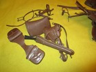 Vintage Marx Johnny West Western   Cavalry Horse Tack 2 Full Sets Botw