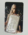 Sexy  Mother Of Dragons Got 1 Oz  999 Silver Colorized Art Bar W  Coa 100 Minted