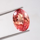 Natural Flawless Ceylon Padparadscha Sapphire Loose Oval Gemstone Cut 14x10 Mm
