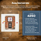 Farm Innovators 4250 Digital Circulated Air Incubator  W auto Egg Turner  White