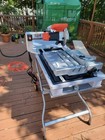Powerful Heavy Duty 10 Amp Corded 7 In  Wet Tile Saw W  Sliding Table 6000 Rpm