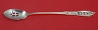 Rose Point By Wallace Sterling Silver Olive Spoon Pierced Long 7 1 2  Custom