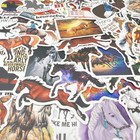 Aowdiao 100 Pcs Horse Stickers Pack  Waterproof Vinyl Stickers For Water Bott   