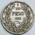 1933 Chile Peso Km  176 1 Circulated Condition