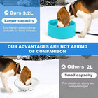 3 2l Heated Water Bowl Pets Outside Dog Large Outdoor Thermostatic Control Cat