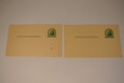 2 Vintage Early 1900 s Jefferson 1 Cent Post Cards 3 25  X 5 5  Unused 