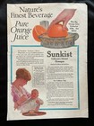 1916 Print  Ad   Postum Food Drink   Man In The Moon   Sunkist Orange