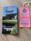 1991 Us Open Golf Tickets Lot Hazeltine Clubhouse Pass Map Parking Sheet Mn